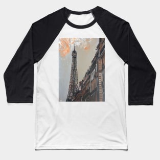 The Grey Skies of Paris Baseball T-Shirt